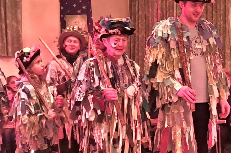 The Tavy & Tamar Apple Group leads the Bere Ferrers apple orchard blessing celebrations.