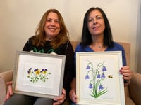 Grateful residents welcome art donations