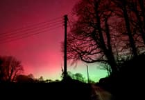 Stunning Northern Lights over West Devon