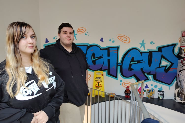 Kieron Loomes and sister Ellie Cookson started their thriving business in Tavistock Pannier Market and recommend young would-be tycoons join Tavistock Youth Market in March to launch their businesses.