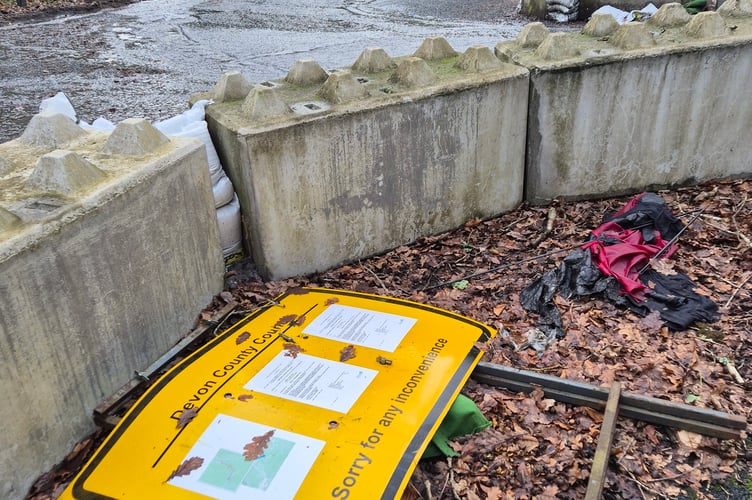 Residents want to know why Denham Bridge 'Lego' is still in place after two years when it was repaired after multiple traffic collisions caused damage. Picture Katie McCarthy.