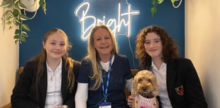 School therapy dog helps launch new wellbeing centre