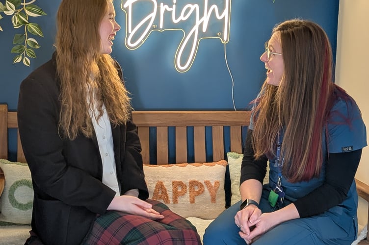 Mount Kelly College Health and Wellbeing centre staff and pupil. 