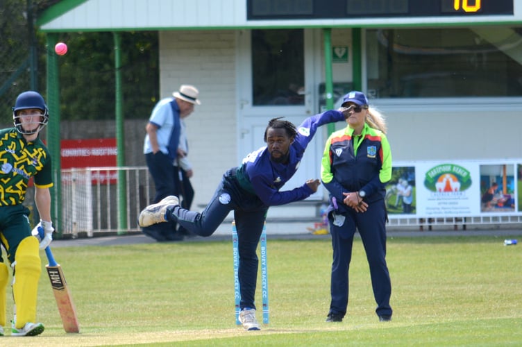 Bridestowe & Belstone's Shaquan Glasgow spinning away last season