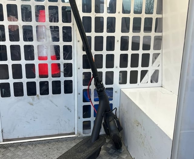 Dangerous e-scooters seized by police