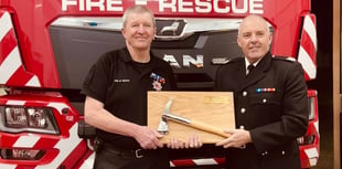 Firefighter hangs up boots after 38 years