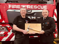 Firefighter hangs up boots after 38 years