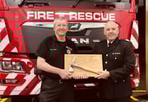 Yelverton firefighter hangs up boots after 38 years