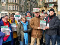 Estate objectors take campaign to the streets