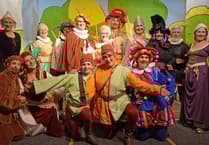 Fire, brimstone and dragon light up Bere Ferrers panto