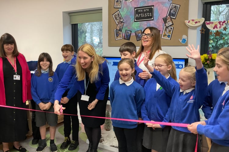 The official opening of  Little Acorns Nursery at Gulworthy Academy