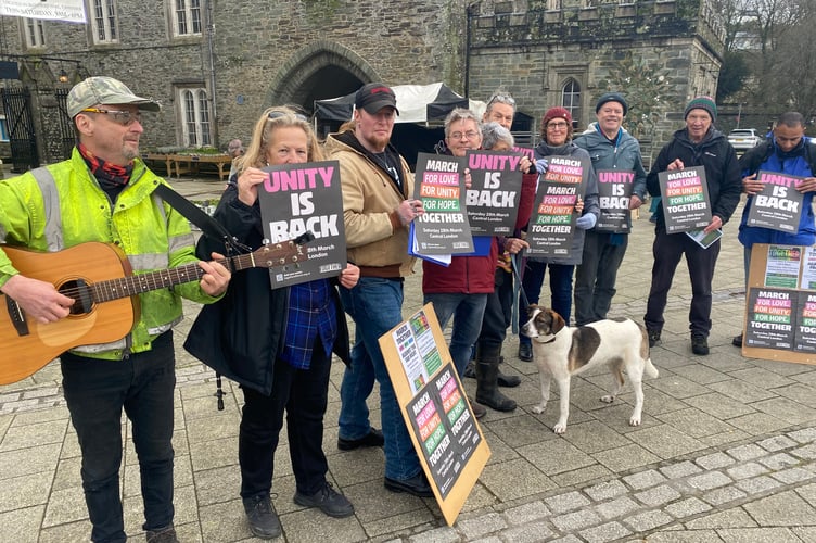 Tavistock anti-racism campaigners show of solidarity