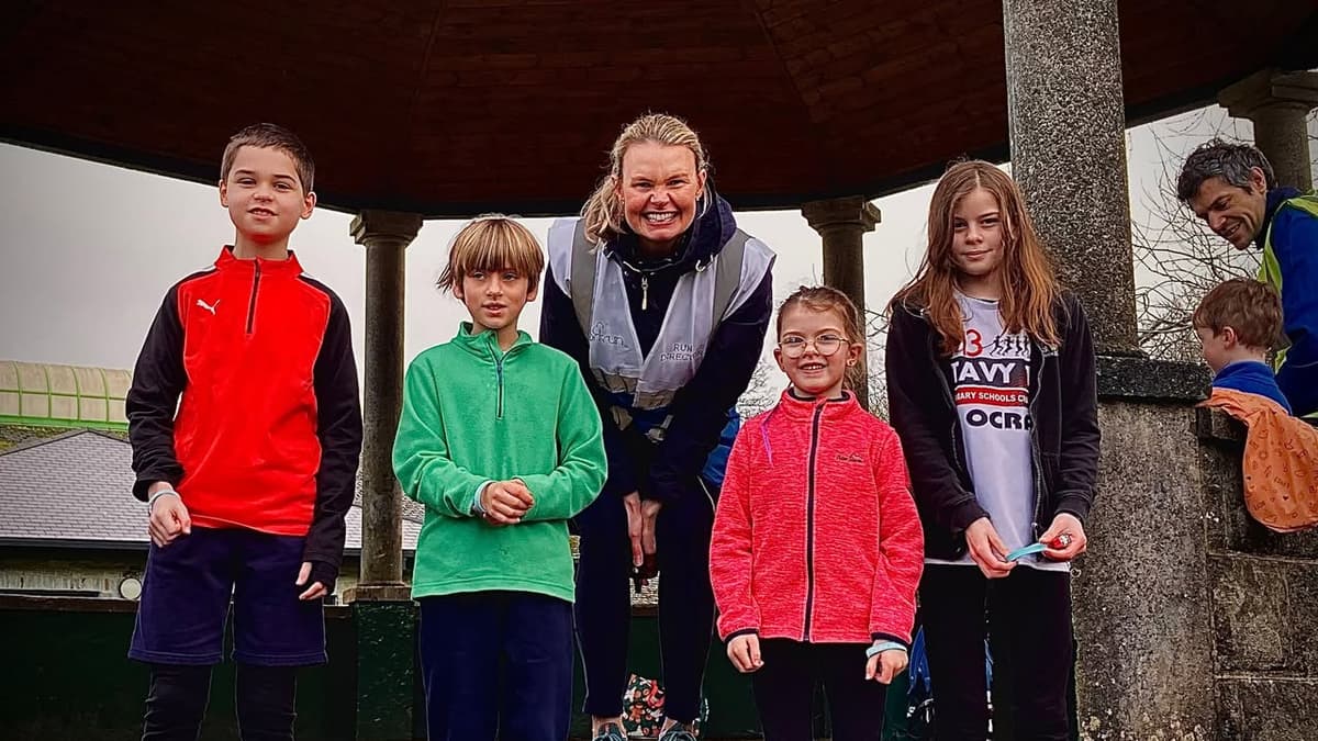 Record turnout for Tavistock Junior Parkrun