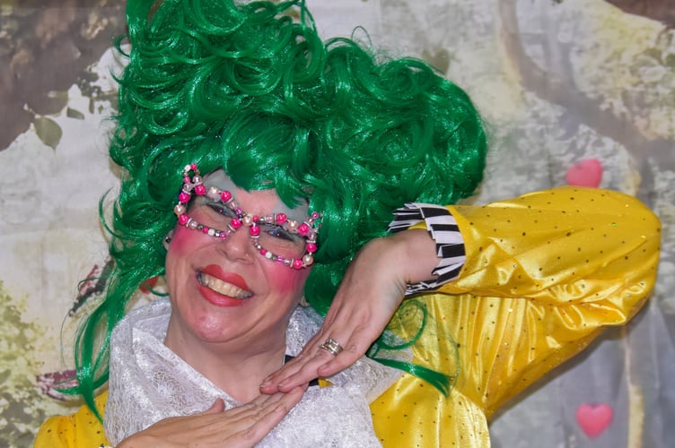 Another colourful costume.