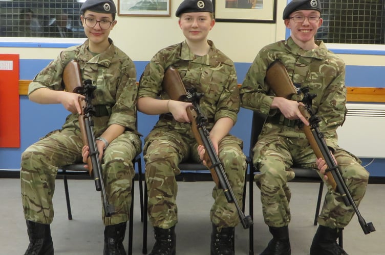 2443 Squadron were runners up in a South West competition involving all six air corps from across the region. The team were Cpl Felicity Pahdi, Flight Sergeant Neve Huyton, Cpl Brendan Miles and Sgt Iris Leslie (not pictured).