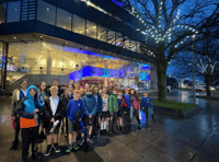 Children entranced by theatre fantasy 