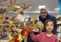 Tavistock Library artist branches out for reading