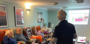 Hedgehog rescue visits Hatherleigh Nursing Home