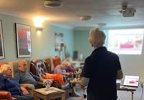 Devon hedgehog rescue visits Hatherleigh Nursing Home