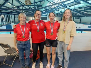 Tavistock swimmer scoops seven medals