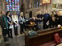 Tears shed at poignant Ukraine community peace service 