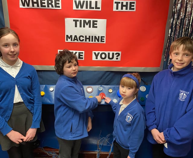 Travelling through time from the classroom