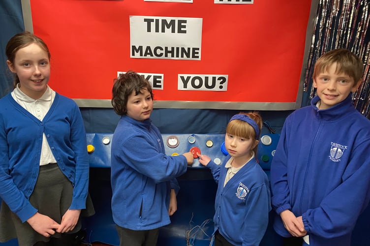 Top marks for travelling through from the classroom at Tavistock Times.