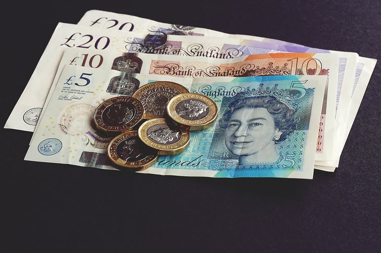 British money stock image