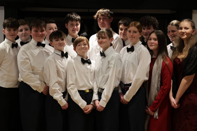 Celebrating success for 2312 Squadron, Tavistock RAF Air Cadets. Picture by Chris Cottrell.