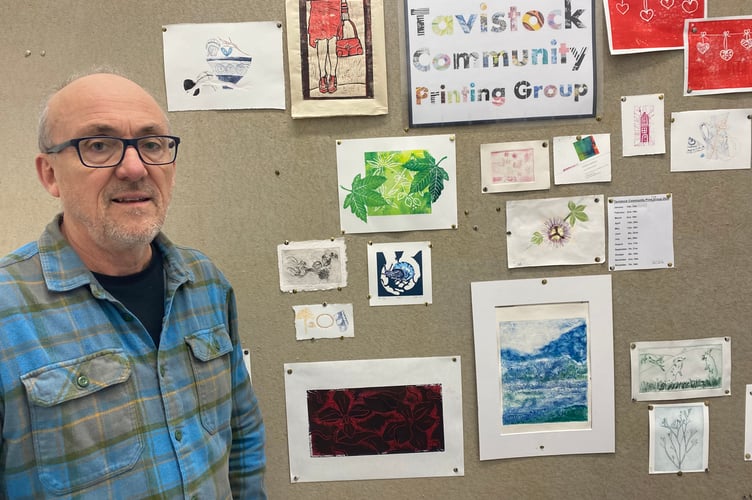 John Dixon, Printworks trustee, is encouraging wider use of the Printworks, which used to produce the Tavistock Times Gazette. It still operates on a tiny scale with a hand-operated printing machine.
