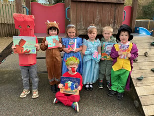 Village school has a magic book day
