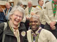 Tavistock Scout volunteers attends exclusive service