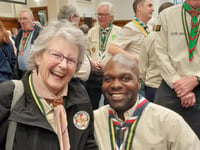 Tavistock Scout volunteer attends exclusive service