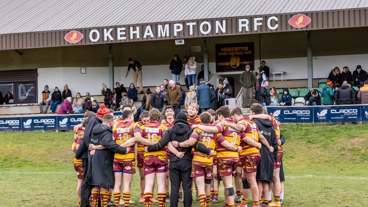 Okehampton RFC beaten by the champions elect