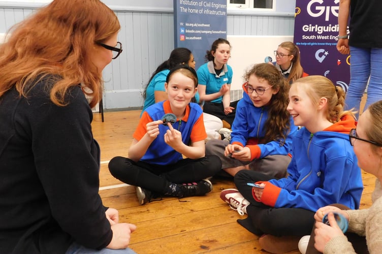 Girl guides and rangers from 10 to 18 years old undertake engineering-based challenges to earn the new badge.