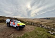 Dartmoor volunteer rescuers on suspect explosive callout