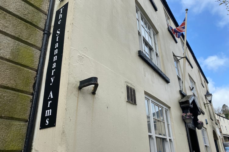 A man has been arrested on suspicion of burglary at the closed down Stannary Arms.
