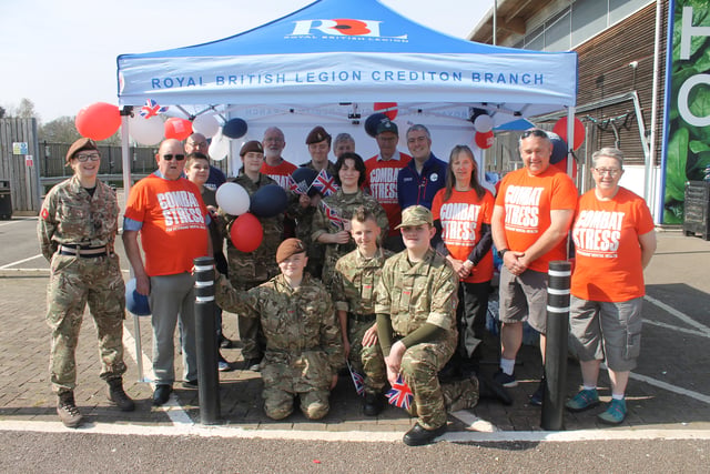 Veterans put best foot forward for Combat Stress

