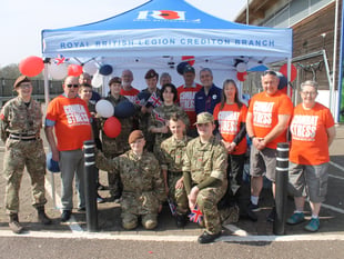 Veterans put best foot forward for Combat Stress

