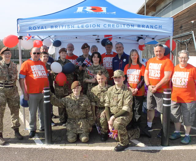 Veterans put best foot forward for Combat Stress

