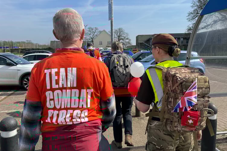 14,000 veterans benefitted with help from Combat Stress help last year.  AQ 6646
