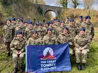 Okehampton cadets raise £1,605 for veterans