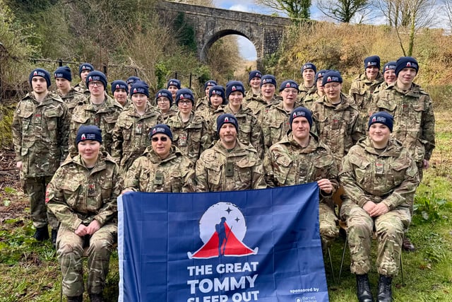 Okehampton cadets raise £1,605 for veterans
