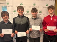 Third time lucky for DevonGolf finals day