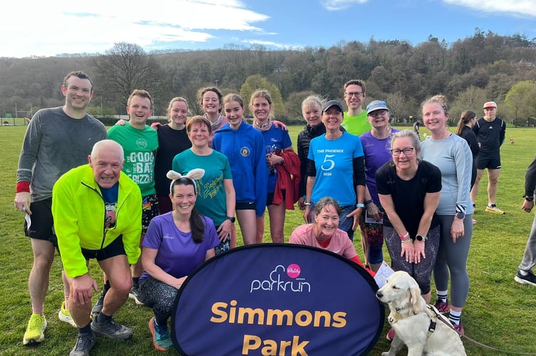 ORCs at Simmons Park parkrun, Easter weekend 26