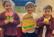 Creative pupils' spring art enlivens Horrabridge