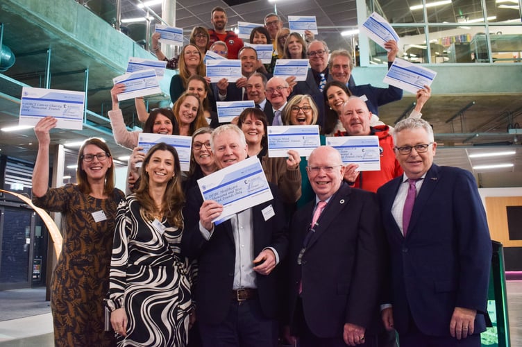 Dartmoor Search and Rescue Team Tavistock received a donation for a piece of life-saving medical equipment from the Hospital Saturday Fund (pictured).