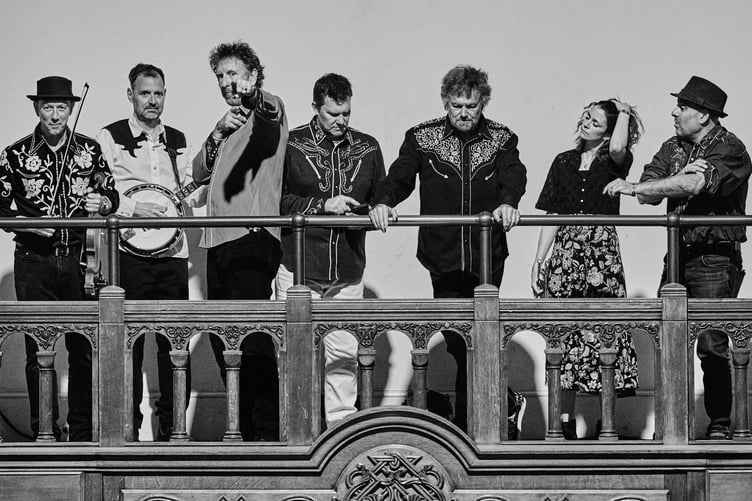 Police Dog Hogan are appearing at Tavistock Wharf on Friday, April 17. They create an exuberant fusing of country, pop, folk and rocking bluegrass.