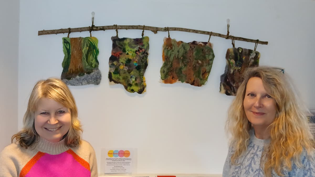 Beginner textile artists stage museum show