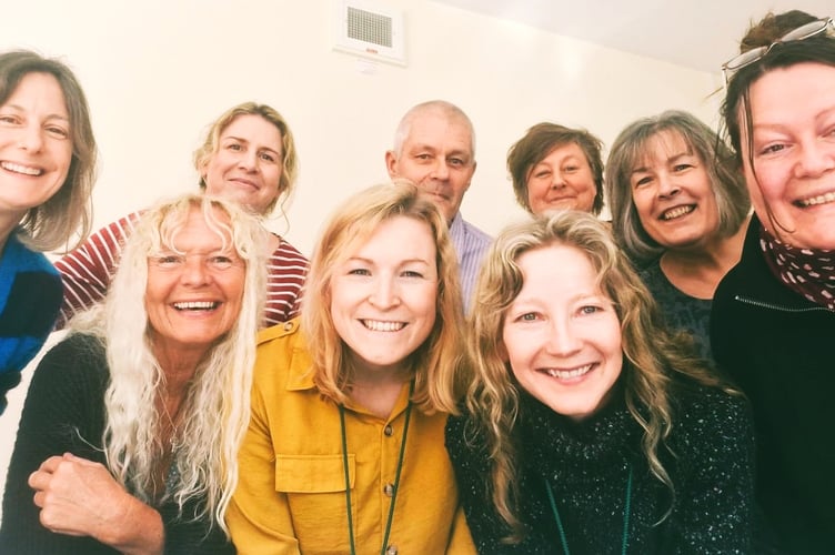 The West Devon CVS team (Community and Voluntary Service)